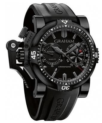 Graham Chronofighter Oversize Diver Deep Black 2OVEB.B38A Replica Watch